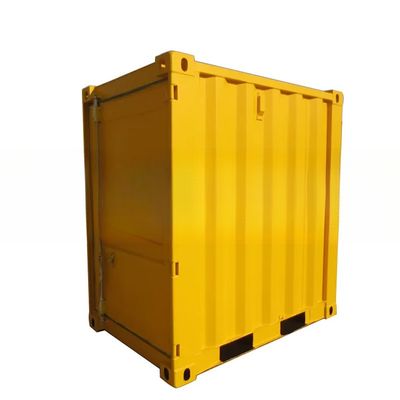 1200 x 2200 x 2260 mm Trockener Behälter Einzeltür Mini 4ft Corten Stahl Tragbarer Speicherbehälter mit CSC-Zertifikat