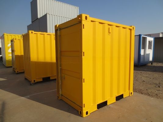 1200 x 2200 x 2260 mm Trockener Behälter Einzeltür Mini 4ft Corten Stahl Tragbarer Speicherbehälter mit CSC-Zertifikat