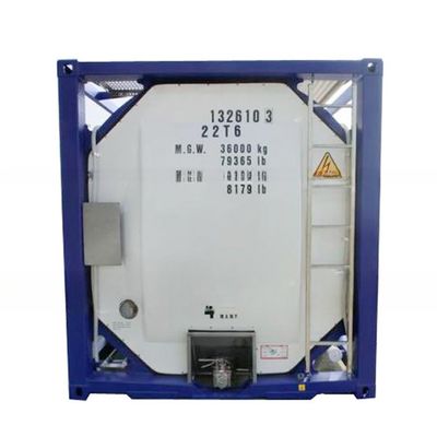 316L/SAN50028-7/WNr 1.4402/1.4404 Material 25000 Liter SS316L Behälter und Schale UN T11 20 Fuß Ethanol ISO Tankbehälter