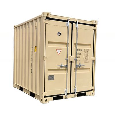 6.5ft Tricon Portable Storage Mini Box 6ft x 8ft Corten Stahlbehälter für Lagerung oder Versand