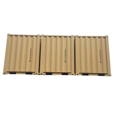 6.5ft Tricon Portable Storage Mini Box 6ft x 8ft Corten Stahlbehälter für Lagerung oder Versand