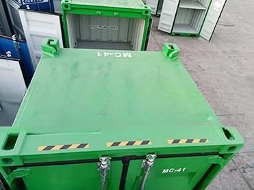 6ft DNV 2.7-1 Standardfrachtfahrzeugen CCU geschlossene Bohrbox 6 Fuß Mini Offshore Container Sling Set Optional