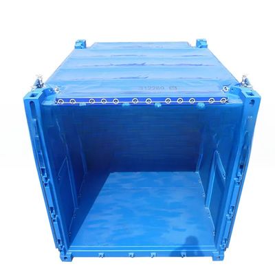 10ft DNV 2.7-1 Standard offener Trockencontainer mit Tarpaulin-Abdeckung Stahl Offshore Container zertifiziert von BV und CSC