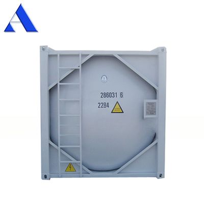 SPA-H Rahmenmaterial 20ft Schüttbeton ISO Anhänger Transportbehälter Q345B Stahl Edelstahl Druckbehälter