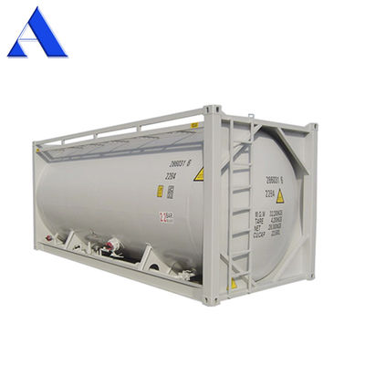 SPA-H Rahmenmaterial 20ft Schüttbeton ISO Anhänger Transportbehälter Q345B Stahl Edelstahl Druckbehälter