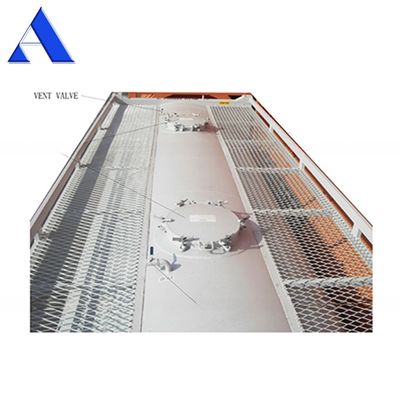 SPA-H Rahmenmaterial 20ft Schüttbeton ISO Anhänger Transportbehälter Q345B Stahl Edelstahl Druckbehälter