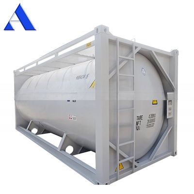 SPA-H Rahmenmaterial 20ft Schüttbeton ISO Anhänger Transportbehälter Q345B Stahl Edelstahl Druckbehälter