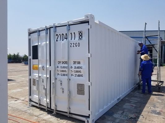 20ft Offshore Container DNV 2.7-1 Standard 6m Ölbohrung geschlossener Kasten 20ft Länge Stahlboden Optional Schlinge