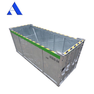 Corten-A 20ft DNV 2.7-1 Standard Offshore-Container mit offenem Oberteil für Trockene Fracht mit BV-DNV-Zertifikat 31 cbm Kapazität