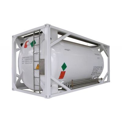 20 Tonnen Kapazität 20 Fuß langer Transportcontainer ASME Standard UN T75 ISO Kryogener LNG-Tank für Anpassung und Transport