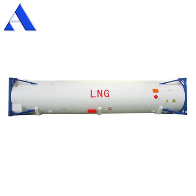 45 m3 ISO UN T75 Kryogener 40 Fuß Tankbehälter für Flüssiges LNG Sauerstoff Kohlendioxid LIN LOX LAR BV CSC Zertifiziert 18Bar