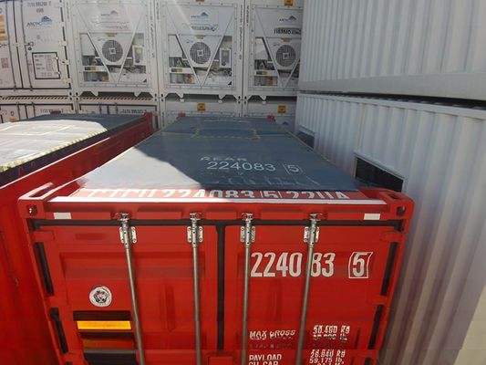 31 cbm Kapazität offener Topcontainer für Offshore-Trockenspeicherung in Stahl und Corten Steel BV CSC zertifizierte optionale Schleifenfesseln