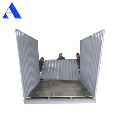 2m 3m 4m 5m 6m galvanisierter Stahl, portabel, selbst lagerbarer Behälter für die Sortierung