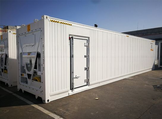 40 Fuß Kühlcontainer mit maximaler Nutzlast 27580KG 28,4CBM Kapazität Doppeltemperatur-Reefer Gefrierschrank und -Kühler