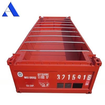 20ft DNV2.7-1 Standard Halbhöhe Offshore Cargo Baskets Container mit 14,00 cbm Kapazität Designstandard ISO10855
