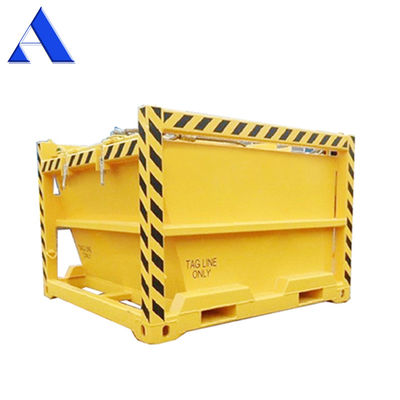 3.6 CBM DNV 2.7-1 Standard geschlossene Box Container Corten-A Offshore-Schlammschiffe / Abfallskips zum Schneiden Bohren