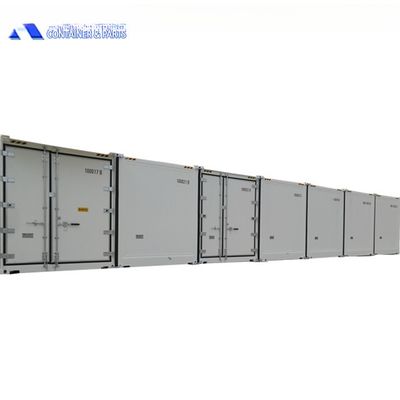 40ft Gebäude Reefer Container 40HQ Kühlraum Lagerung Zertifizierte CSC Stahl und flacher Boden