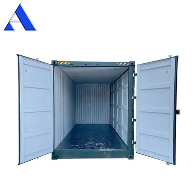 20 Fuß hoher Trockener Container mit Würfelseite Tür aus Stahl Corten Stahl 6058 x 2438 x 2896 mm 33,2 CBM Kapazität
