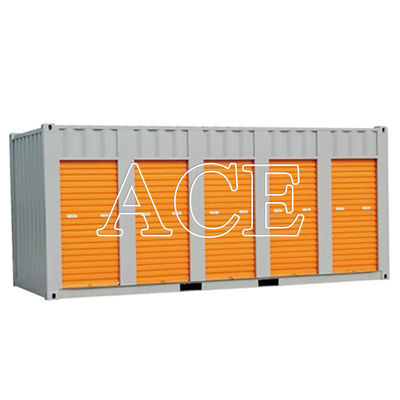 20 Fuß langer Rollerläden Tür Selbstlagerung Versandcontainer 20ft