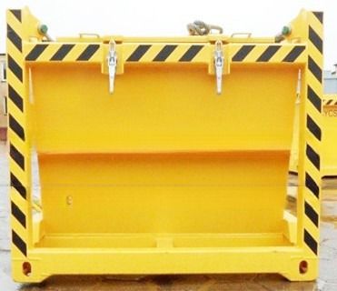 1115KGS Tare Masse Offshore Schnittschlamm Skip BV Zertifizierter geschlossener Behälter für Bohrungen -20 C Design DNV 2.7-1 Standard