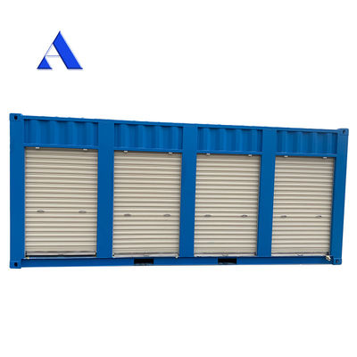 20 Fuß langer Rollerläden Tür Selbstlagerung Versandcontainer 20ft