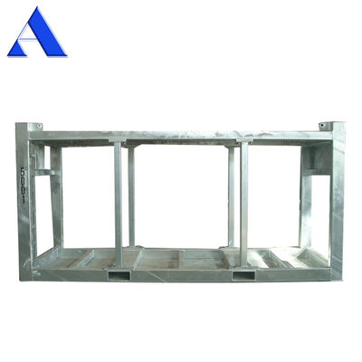 13ft 4meter DNV 2.7-1 Standard Galvanisierter Offshore-Container Aufzugsrahmen Skid 45-Grad-Sling-Winkel