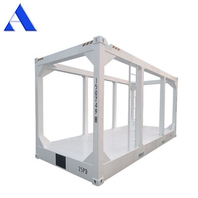 13ft 4meter DNV 2.7-1 Standard Galvanisierter Offshore-Container Aufzugsrahmen Skid 45-Grad-Sling-Winkel