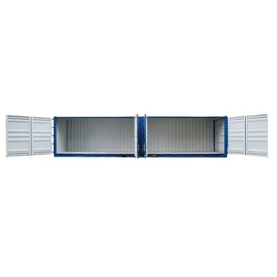 40 Fuß große Seitentür mit Öffnung Container Kapazität 70,1 cbm Außendimensionen l x W x H mm 12192 x 2438 x 2896 mm
