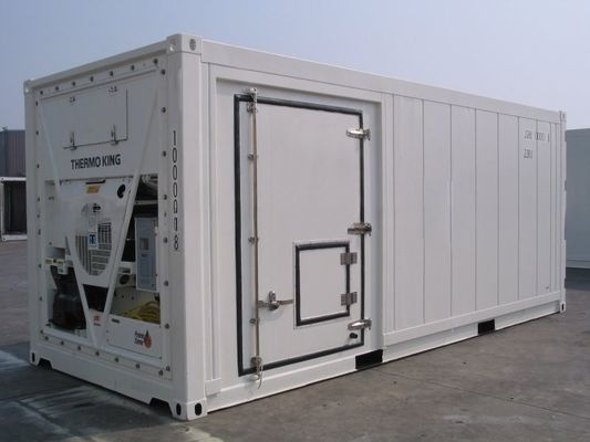 Carrier Cooler 20ft Reefer Container mit Seitentür Aluminium Boden Thermo King Kühlschrank