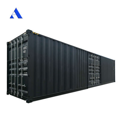 40 Fuß einseitige Tür Öffnung Trockener Versandcontainer 40 40 Fuß HC oder GP Stahlmaterial CSC mit inneren Abmessungen zertifiziert
