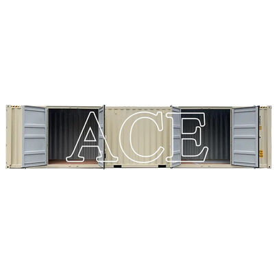 67.7cbm Kapazität 40ft hohe Cube offene Seite Versandcontainer mit 4 Seitentüren 12192 x 2438 x 2896 mm Außenabmessungen