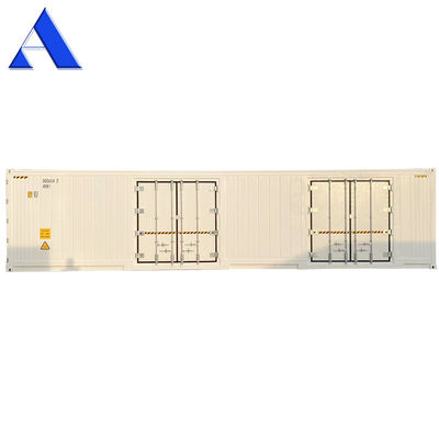 12192 x 2438 x 2896 mm 2-Türer offener Seitenkühlschrank 40 Fuß Länge Reefer Container für den Transport von frischen Waren
