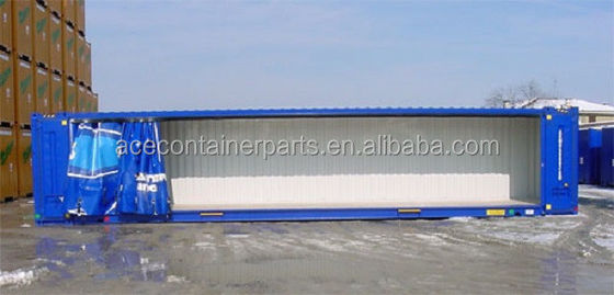 45 Fuß hoher Kubik PVC Vorhang Seitentür CSC zertifizierter Trockener Versandbehälter mit 13556 x 2420 x 2474 mm Innenabmessungen