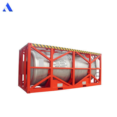 16000L DNV 2.7-1 Standard 20ft Rahmen UN T11 Edelstahl-Tote Offshore Tankcontainer für den internationalen Transport