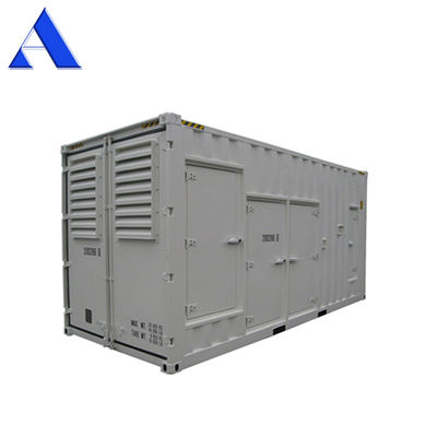 20ft 40ft Isolierter Genset Container Verschluss Lüftungsgeräuschreduktion von CSC zertifiziert Ideal für Laden und Versand
