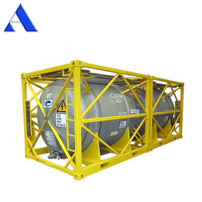 16000L DNV 2.7-1 Standard 20ft Rahmen UN T11 Edelstahl-Tote Offshore Tankcontainer für den internationalen Transport