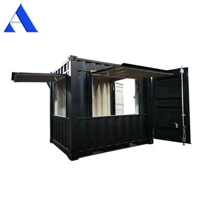 Kiosk 10ft Versandcontainer Kaffeeshop Maßgeschneiderte bewegliche Bar Kaffeeshop mit Sperrholzboden