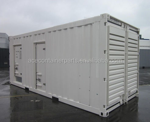 20ft 40ft Isolierter Genset Container Verschluss Lüftungsgeräuschreduktion von CSC zertifiziert Ideal für Laden und Versand