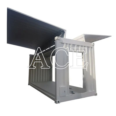 SPA-H Corten-A 20ft Elektro-Hydraulikflügel Fliegendes Öffnen Trockener Versandbehälter Seitentür mit offenem Design