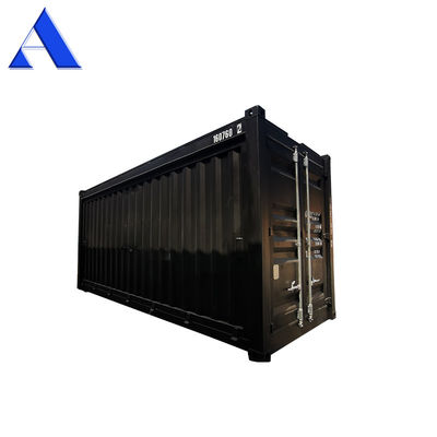 Professionell angepasste Seitenöffnung 20ft Versandcontainer Kaffeeshop Fastfood-Shop mit Leiter und Top Security Rail
