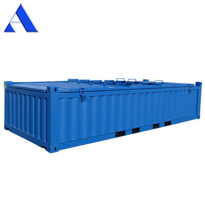 40 Fuß offener Versandcontainer Halbhöhe Stahl oder Tarpaulin Dachdeckel 40 Fuß Länge Wählen Sie Kapazität 14,36 cbm