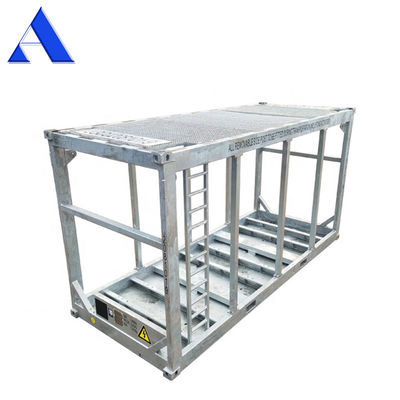 10ft DNV 2.7-1 Offshore Container Equipment Lifting Frame Skid auf Bestellung mit inneren Abmessungen 2700 x 2000 x 1900 mm