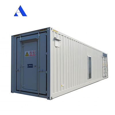 70 CBM-Kapazität Corten-A Stahlbühne Solarbatterie Energiespeichersystem Behälter für Kundenanforderungen