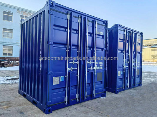 ISO 10855 Standard 8ft Mini-Lagerbox-Container mit äußeren Abmessungen von 2438 x 2438 x 2896 mm und 8100 kg Nutzlast