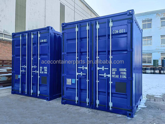 ISO 10855 Standard 8ft Mini-Lagerbox-Container mit äußeren Abmessungen von 2438 x 2438 x 2896 mm und 8100 kg Nutzlast
