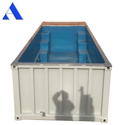 Außenpool 20ft 30ft 40ft Container Schwimmbad mit Filtration inklusive und angepasste Farbe