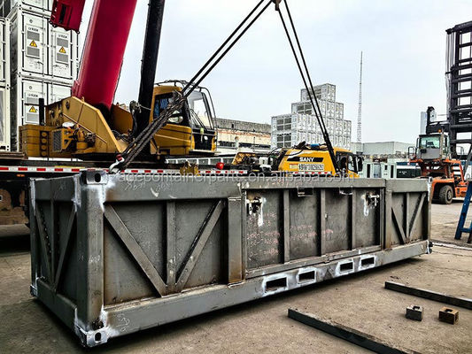 DNV 2.7-1 / ISO 10855 Standard 6,6m Offshore-Frachtkorb mit 4 Beinen aus Cortenstahl und zertifiziert von BV