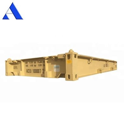 12 Meter 40 Fuß CSC-zertifizierte Trockenstahlcontainerplattform mit inneren Abmessungen von 12192 x 2438 x 482 mm