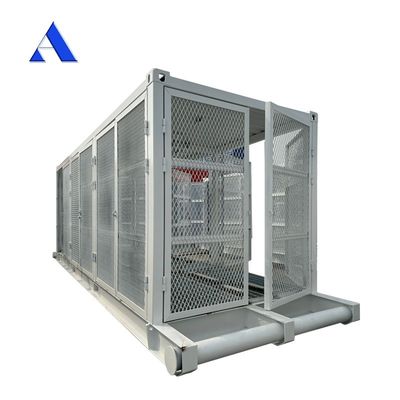 Hochkapazität 20 Fuß Schiffskontainerrahmen-Skid für Variable Frequenz-Antrieb Kompressor und Leistungstransformator