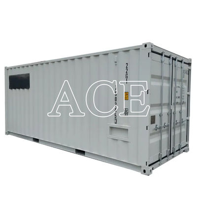 Maximale Bruttogewicht von 4600 KGS Vorgefertigte Stahlschränke Regal und Hanger Rack 20ft Modifizierte Schiffskontainer Werkstatt